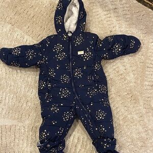 OshKosh B'gosh Star Pattern Navy Footie